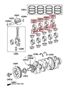 سبيكة عامود الكرنك المتحركة