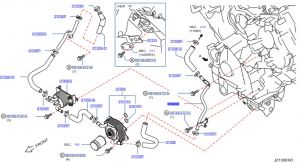 ماصورة ماء مبرد الزيت