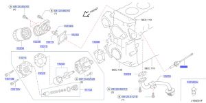 عامود مضخة الزيت
