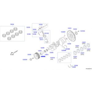 فاصل ترس مضخة الزيت