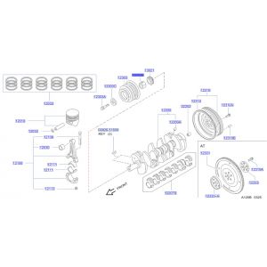 فاصل ترس مضخة الزيت