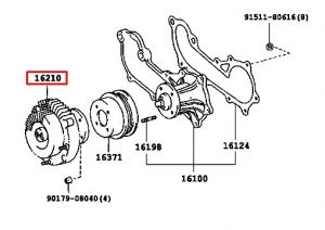كلتش مروحة التبريد