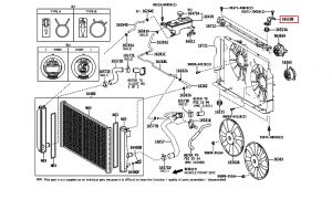 مثبت الرديتر العلوي