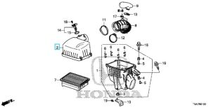 غطاء فلتر هواء