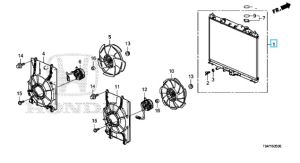رديتر  تبريد ماء المحرك (T.RAD)
