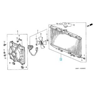 رديتر تبريد ماء المحرك (RADICON)