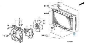 رديتر تبريد ماء المحرك (RADICON)