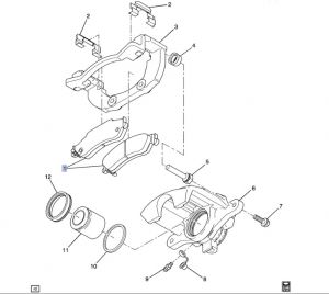 فحمات فرامل خلفية