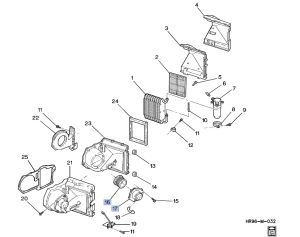 موتور مروحة مكيف داخلية