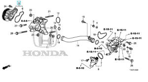 مضخة ماء تبريد الماكينة