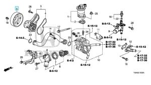 بكرة مضخة ماء