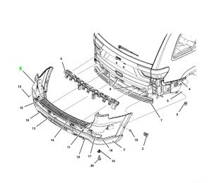جلدة صدام خلفي علوية