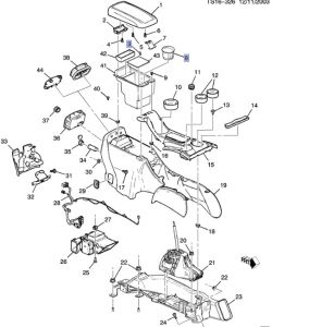 علبة طفاية السجائر الأرضية الأمامية