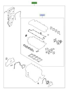 طقم وجيه الماكينة