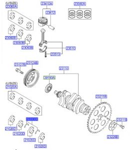 هلالات عامود كرنك