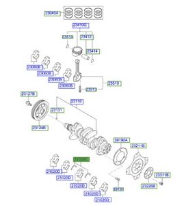 هلالات عامود كرنك