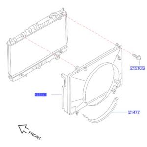 جرم المروحة العلوي