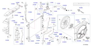 خرطوم ماء الرديتر سفلي