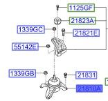 قاعدة كرسي الماكينة الأمامي