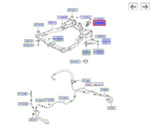 مثبت كرسي الماكينة الخلفي