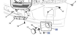 غطاء كشاف يسار