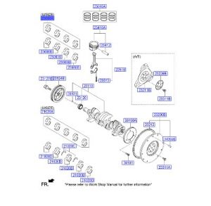 طقم سبائك عامود الكرنك المتحركة