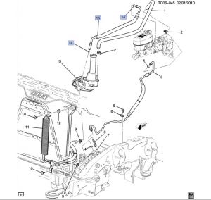 خرطوم الزيت الداخل لباكم فرامل