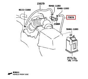 خرطوم بخار الوقود رقم 1