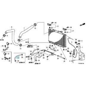 خرطوم زيت الجيربوكس 180MM