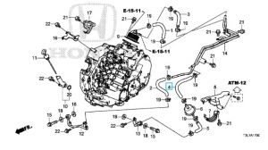 خرطوم زيت الجيربوكس 185MM