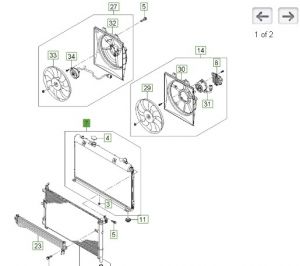 رديتر  تبريد ماء المحرك