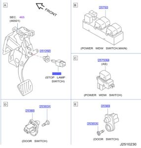 سوتش انوار الفرامل