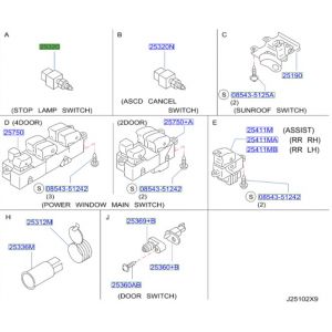 سوتش انوار الفرامل