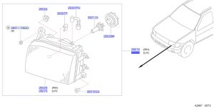 نور أمامي يسار