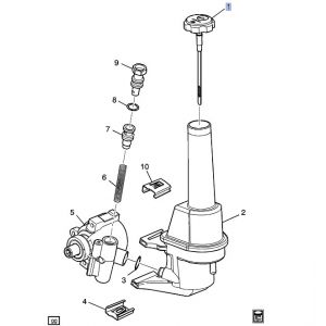 غطاء علبة زيت الهيدروليك