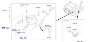 شمعة اشارة أمامية يمين