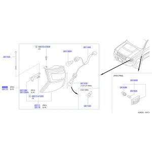 شمعة اشارة أمامية يمين