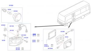 شمعة اشارة أمامية يمين