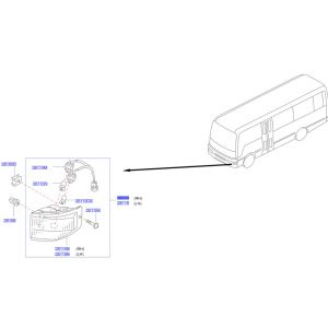 شمعة اشارة أمامية يمين