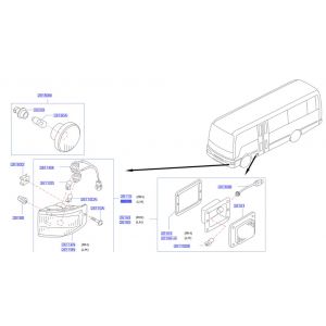 شمعة اشارة أمامية يسار