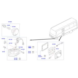 شمعة اشارة أمامية يسار