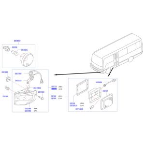 شمعة اشارة أمامية يسار