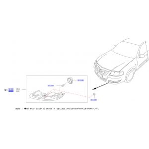 شمعة اشارة أمامية يسار