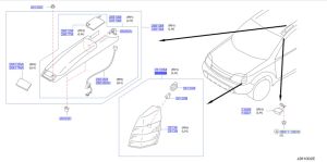 شمعة اشارة أمامية يسار