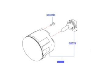 كشاف ضباب أمامي يمين