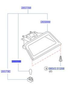 لمبة فرامل خلفية
