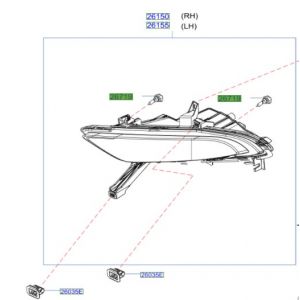 لمبة كشاف الضباب
