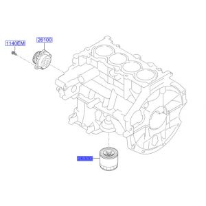 فلتر زيت الماكينة