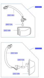 لمبة لوحة تسجيل المركبة