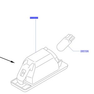 لمبة لوحة تسجيل المركبة